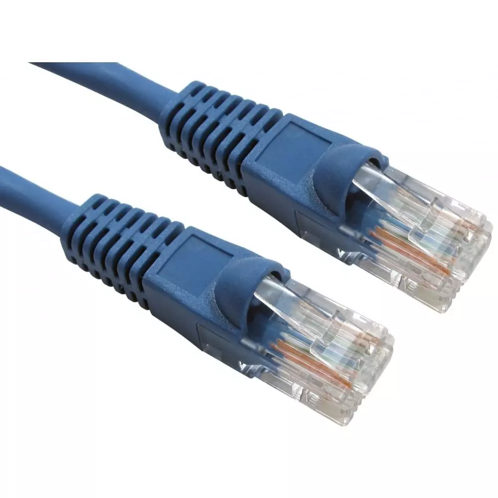 RS PRO Ethernet Cable Low Smoke Zero Halogen RJ45 Male to Male Blue, 2863152