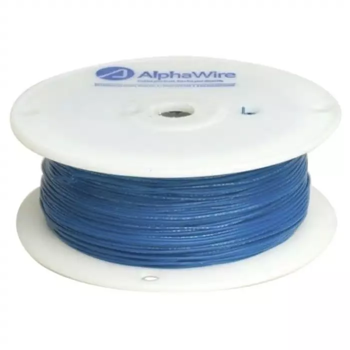 Alpha Wire Data Bus Cable Tinned Copper Blue 30 m Length, 6450 BL005