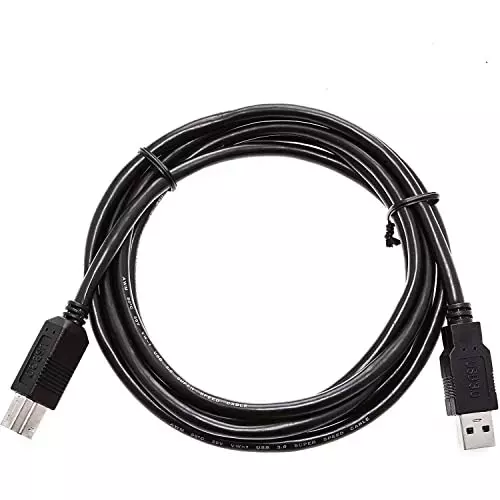 Mak World Printer Cable 15 m Type A Male to Type B Male 5 Gbps Transfer Speed Black, Blue