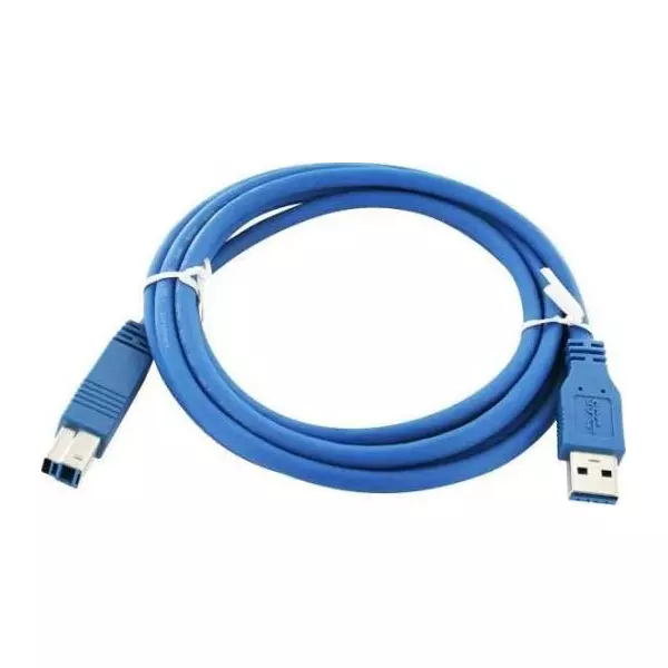Mak World Printer Cable 15 m Type A Male to Type B Male 5 Gbps Transfer Speed Black, Blue