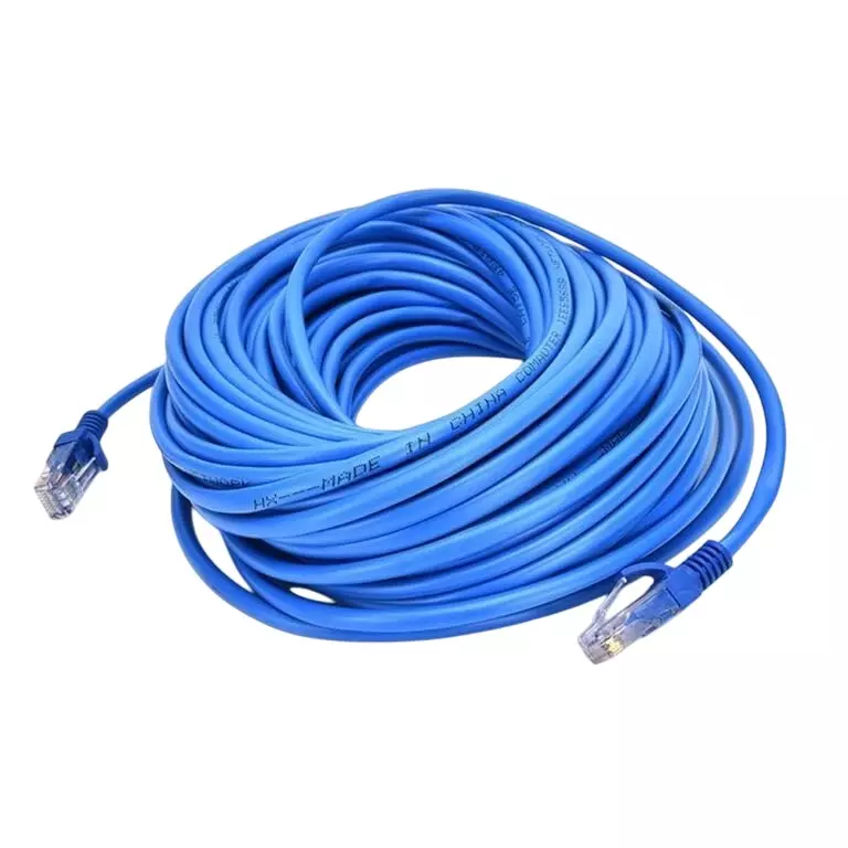 LOTA Cat6 Ethernet Cable High Speed PVC Blue 15 m with RJ45 Connector, ‎MST-771-LT