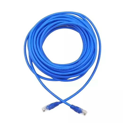LOTA Cat6 Ethernet Cable High Speed PVC Blue 15 m with RJ45 Connector, ‎MST-771-LT