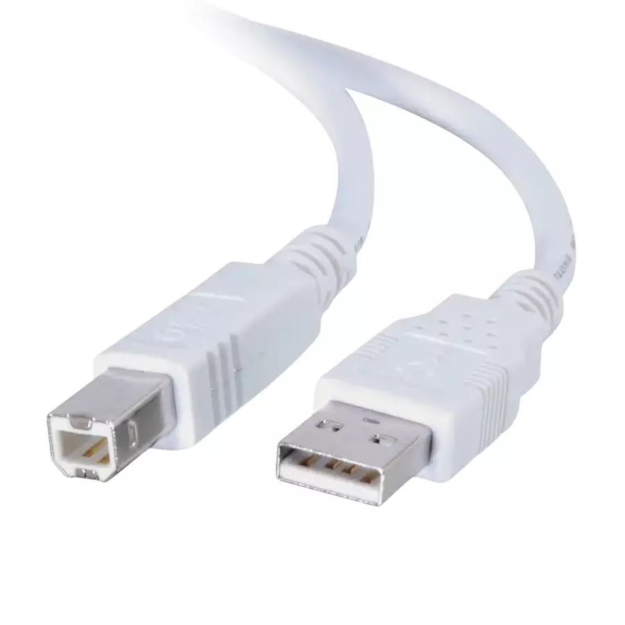 LOTA USB Printer Cable A Male to B Male High Speed PVC White 1.5 m, ‎MST-801-LT