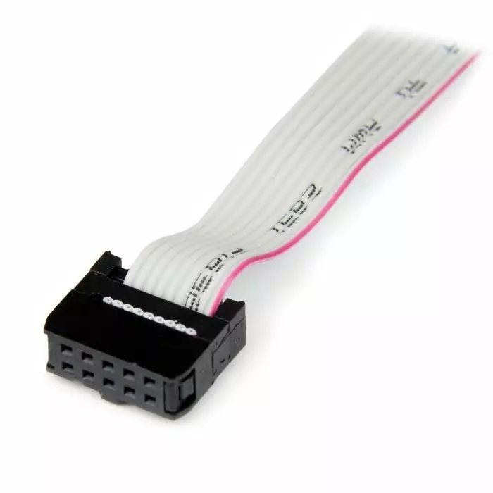 StarTech.com Female 10 Pin IDC to Male 9 Pin D-sub Serial Cable 400mm, PLATE9M16