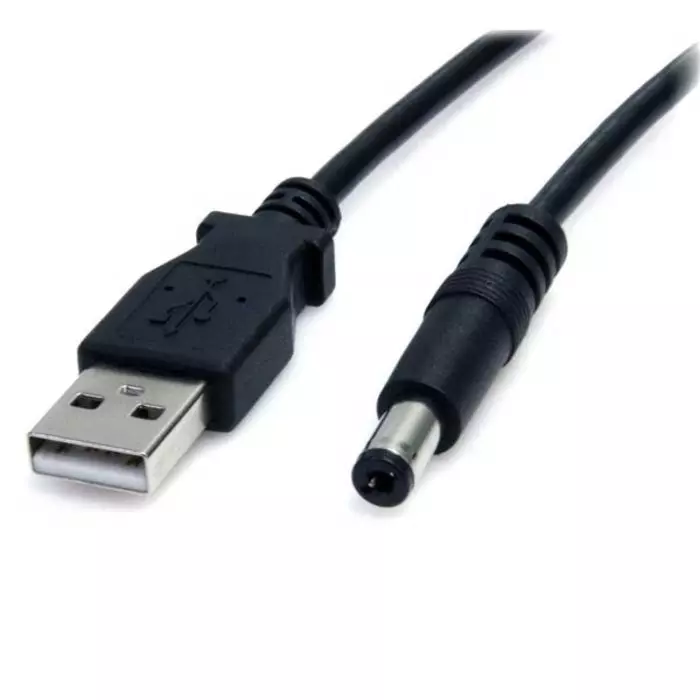 StarTech.com Male USB A to Male Barrel Power Connector Cable 480 Mbps USB 2.0 900mm, USB2TYPEM