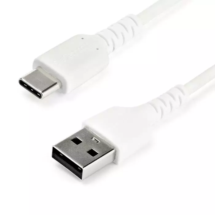 StarTech.com Male USB A to Male USB C Cable 480 Mbps USB 2.0 1m, RUSB2AC1MW