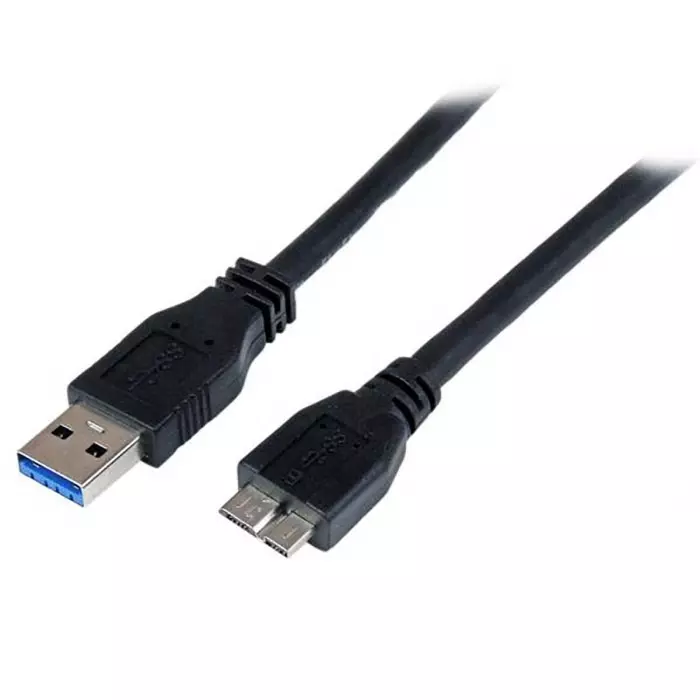 StarTech.com Male USB A to Male Micro USB B Cable 5 Gbps USB 3.0 1m, USB3CAUB1M