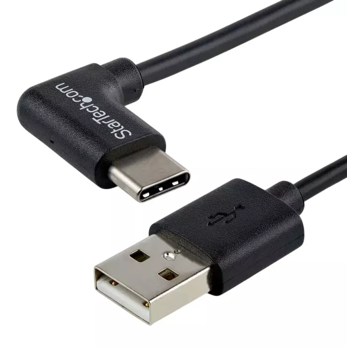 StarTech.com Male USB A to Male USB C Cable 480 Mbps USB 2.0 1m, USB2AC1MR