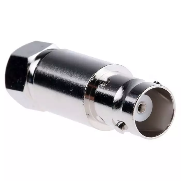 Telegartner Straight RF Adapter BNC Socket to Type F Plug, J01008A0031