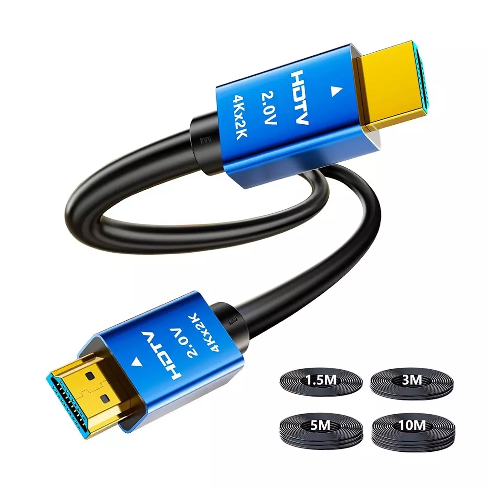 EVTeq 2K HDMI Cable 1.5 m Black for Digital Cameras, Laptops & Camcorders Use, EV-H2-015