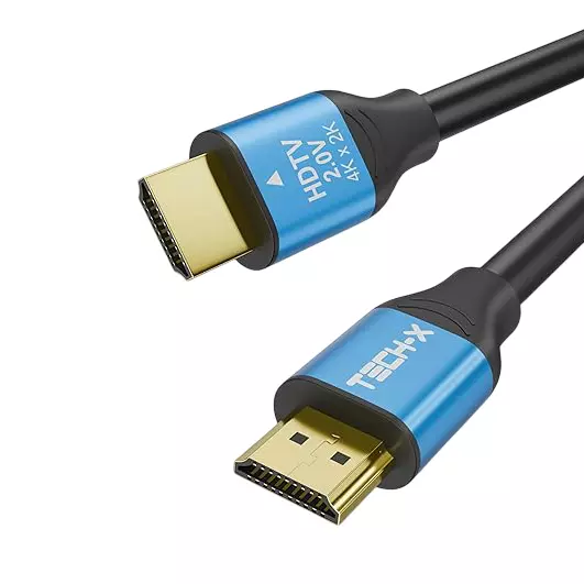 Tech-X HDMI 2.0 Cable 1.5 m Supports 4 K@ 60 Hz, 2 K@120 Hz, 1080 @ 240 Hz HDR, ARC, HDR, 3D for Gaming Console, Monitor, Security Camera & More, ARCUS
