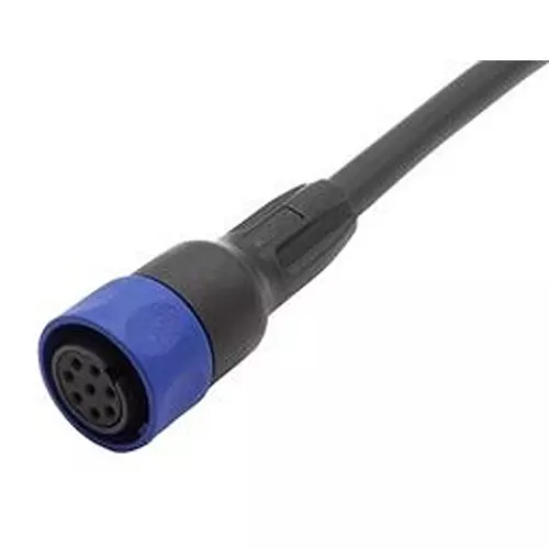 BULGIN LIMITED Circular Cable, 8P Rcpt-Free End, 3.3Ft, PXP4000/001/08S.