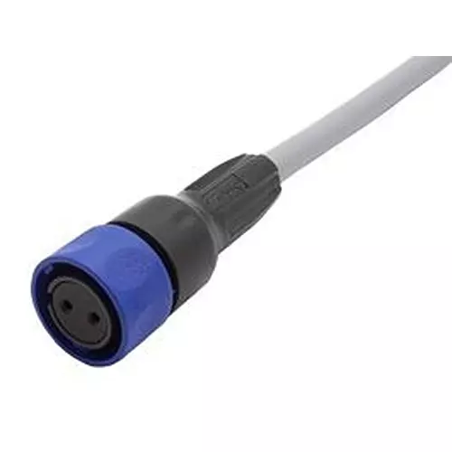 BULGIN LIMITED Circular Cable, 3P Rcpt-Free End, 6.6Ft, PXP4000/002/03S.