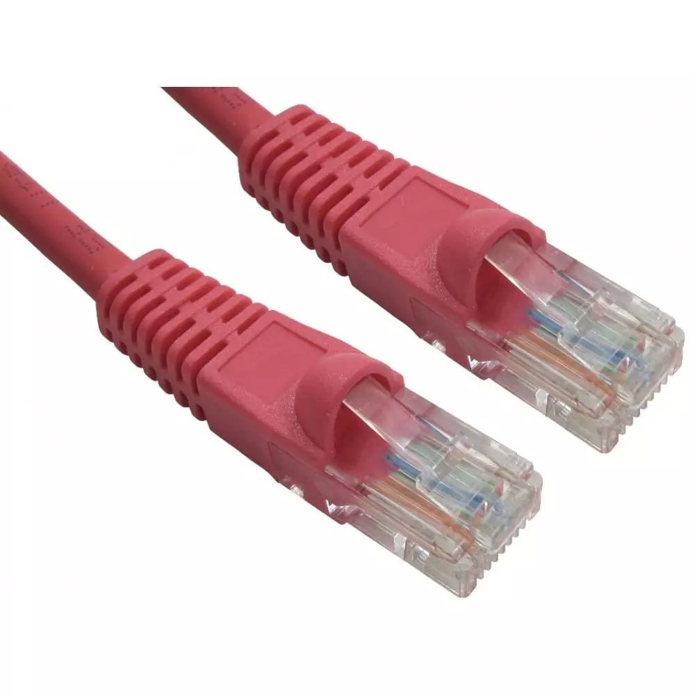 RS PRO Ethernet Cable Low Smoke Zero Halogen RJ45 Male to Male Red, 2863204