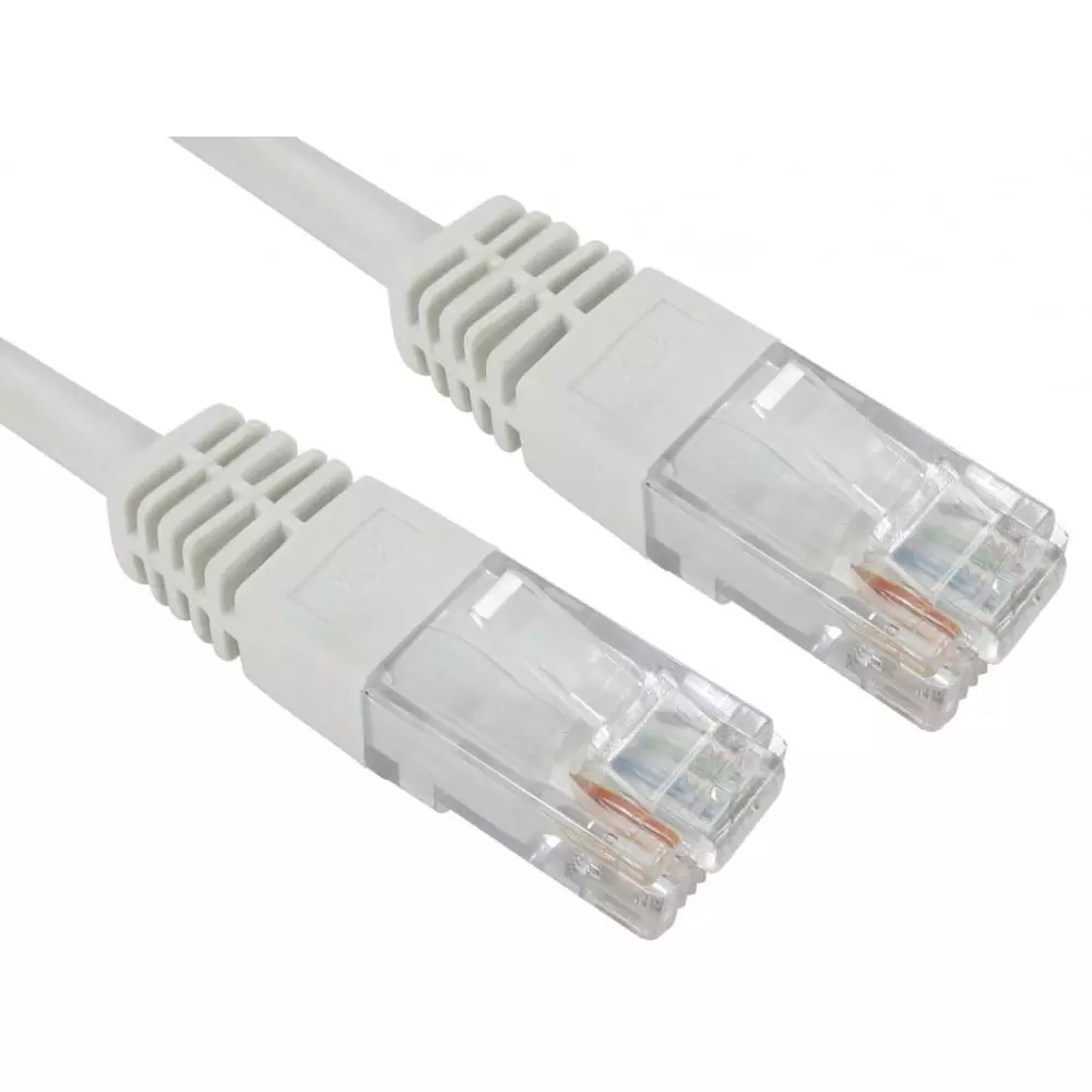 RS PRO Ethernet Cable Polyvinyl Chloride 1.5 m Length White, 2863574