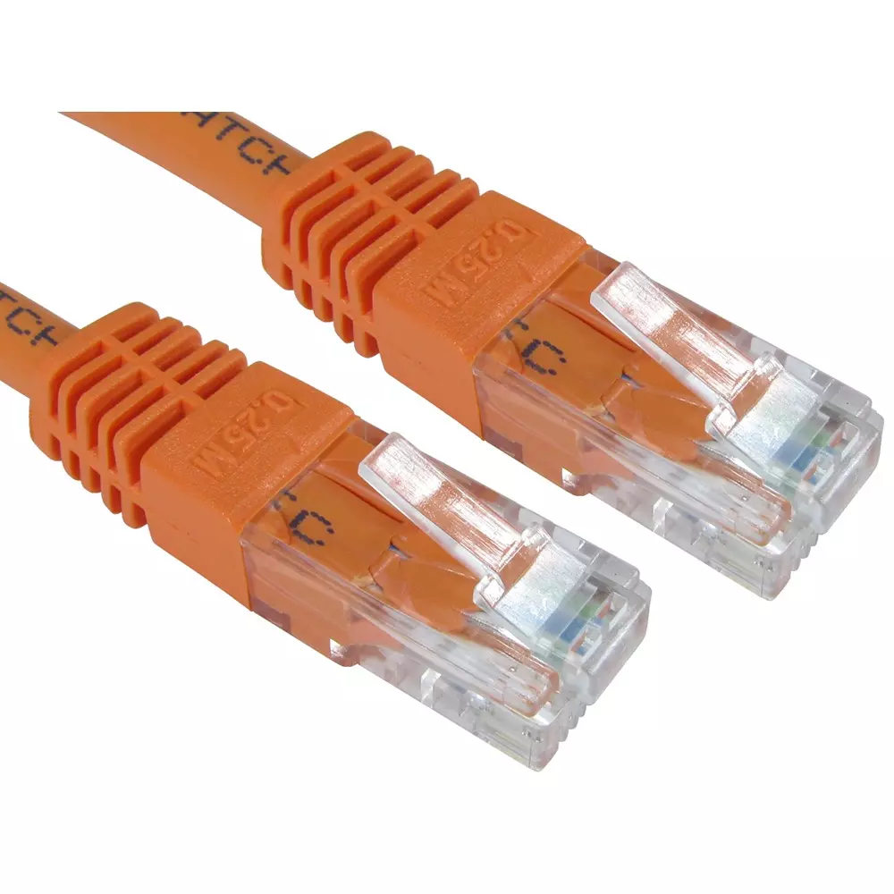 RS PRO Ethernet Cable Polyvinyl Chloride 10 m Length Orange, 2646553