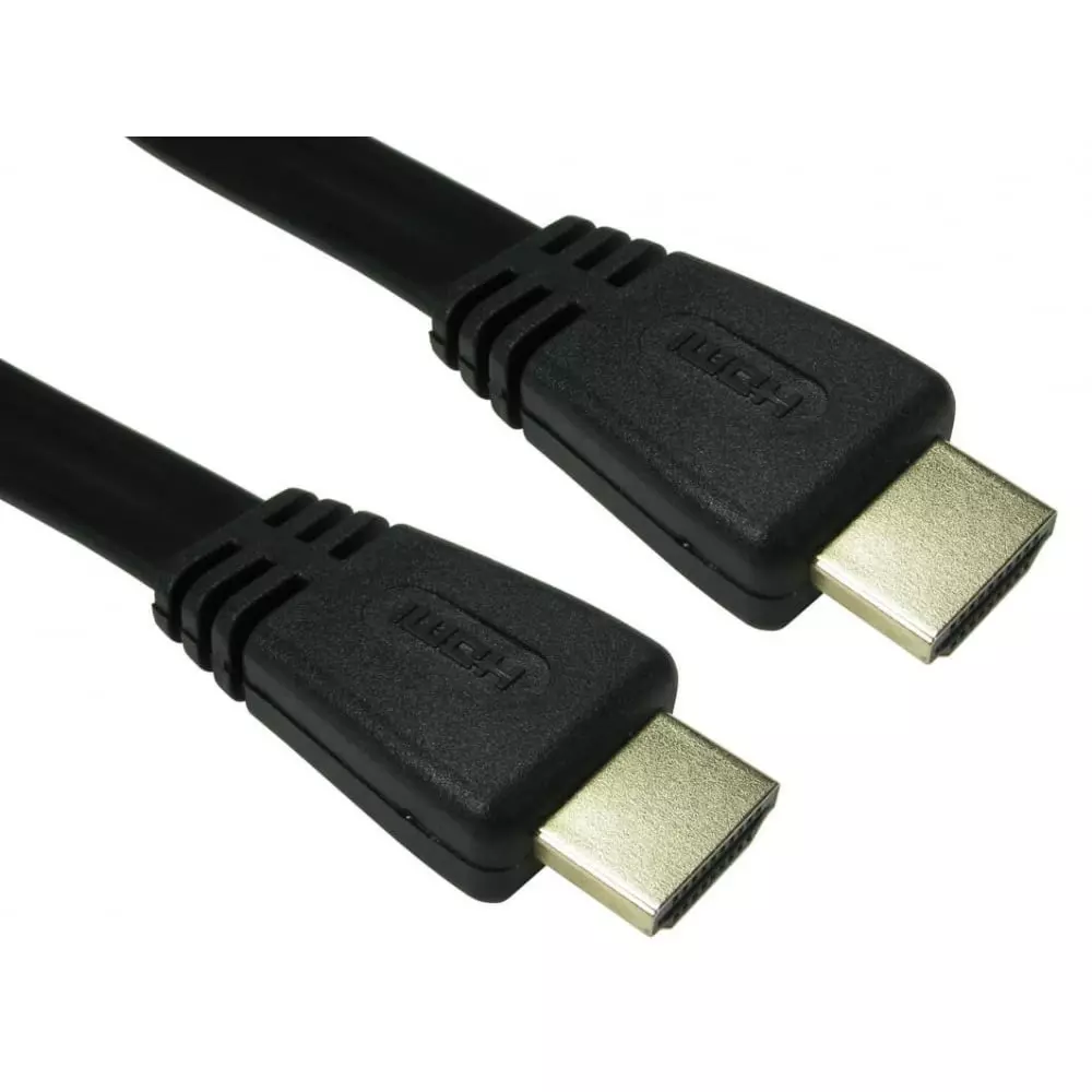 RS PRO HDMI Cable Polyvinyl Chloride HDMI Male Connector HDMI 1.4 to 2.0, 2863326