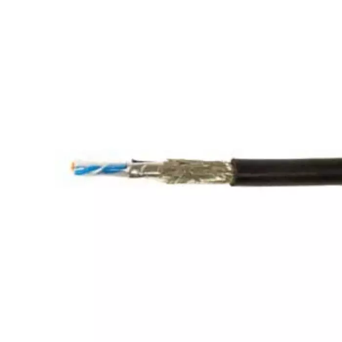 Alpha Wire Flexing Ethernet 300 V AC 26 AWG Black 152 m Length, 74002 BK002