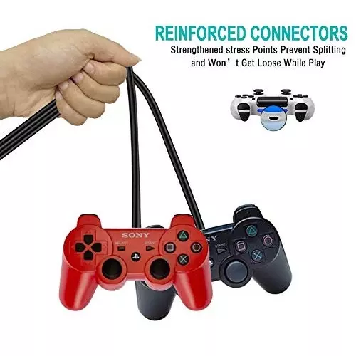 FEDUS Charger Cable USB 2.0 A to Mini 5 Pin B for External HDDS/Camera/Card Readers Black, 5 m