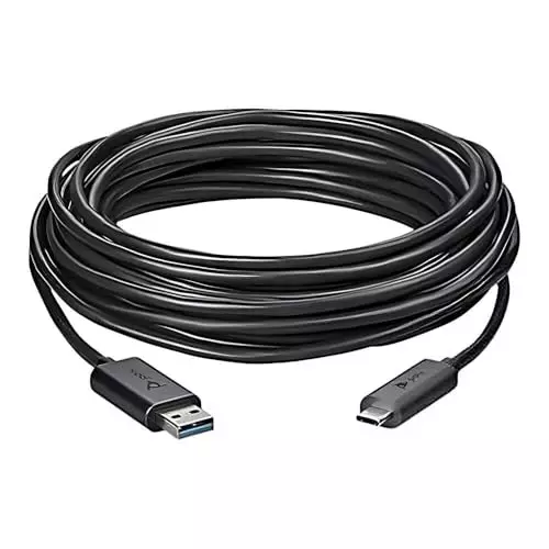 Mak World Type-C Data Cable USB 3.0 Male 15 m Black