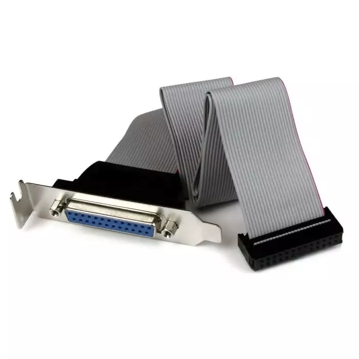 StarTech.com Female 25 Pin D-sub to Male 26 Pin IDC Serial Cable 400mm PVC, PLATE25F16LP
