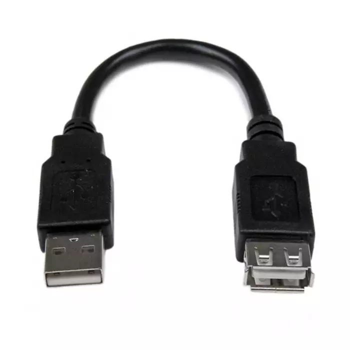 StarTech.com Male USB A to Female USB A Cable 480 Mbps USB 2.0 150 mm, USBEXTAA6IN
