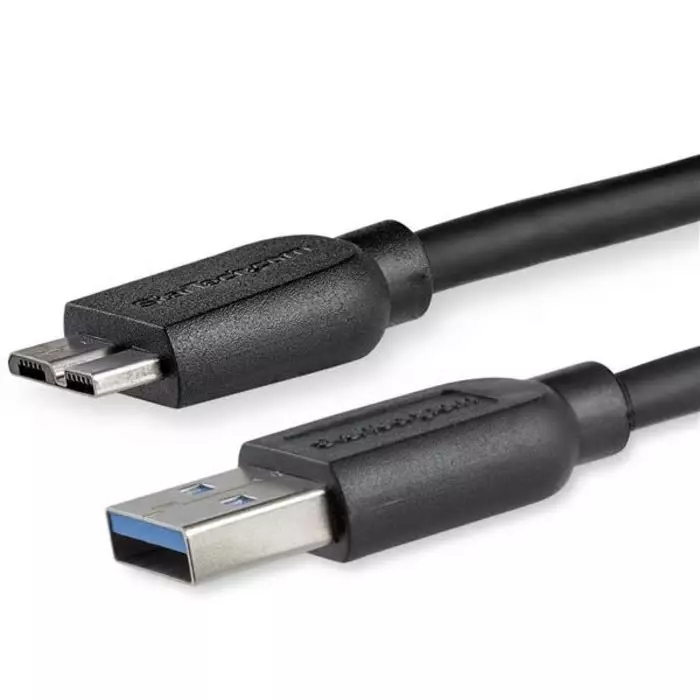 StarTech.com Male USB A to Male Micro USB B Cable 5 Gbps USB 3.0 2m, USB3AUB2MS