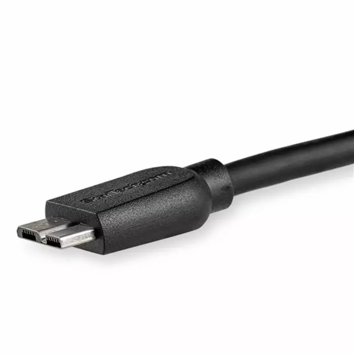 StarTech.com Male USB A to Male Micro USB B Cable 5 Gbps USB 3.0 2m, USB3AUB2MS