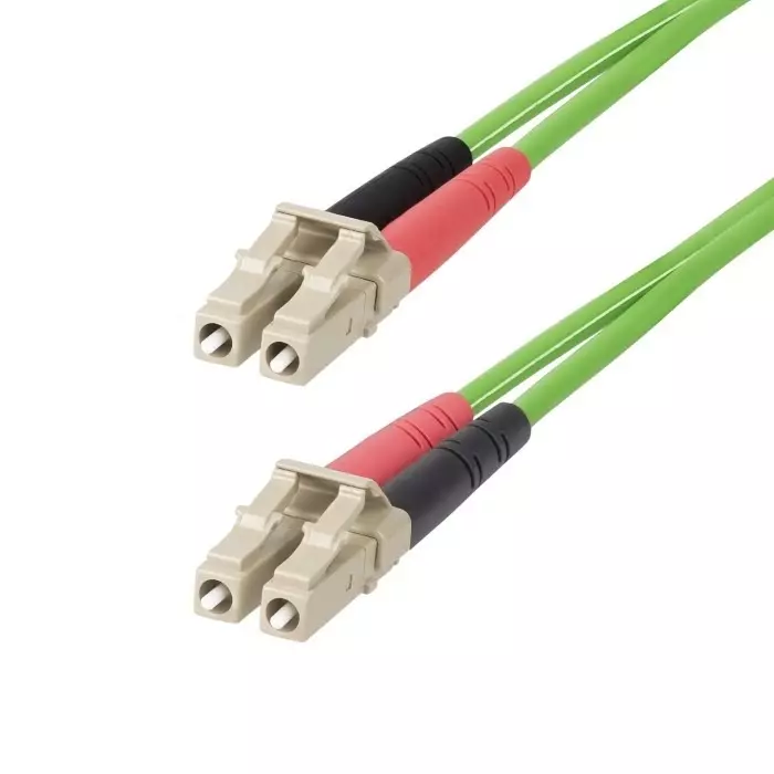 StarTech.com LC to LC Duplex Multi Mode OM5 Fibre Optic Cable Green 5m, LCLCL-5M-OM5-FIBER