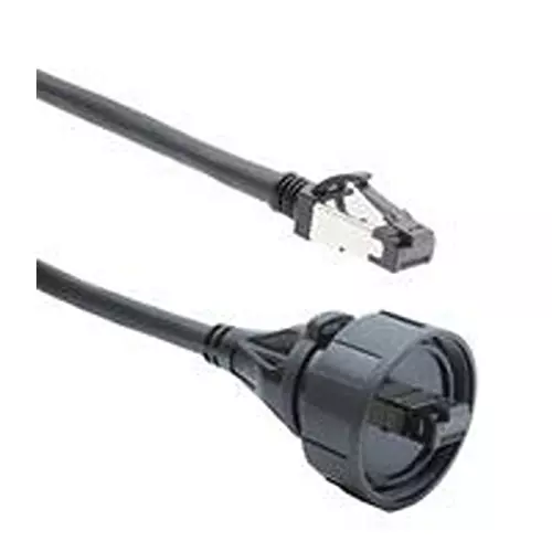 BULGIN LIMITED Enet Cord, Cat8, Rj Plug-Rj45 Plug/6.6Ft, PX0857/2M00.