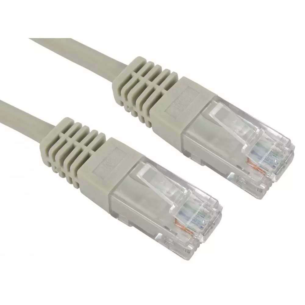RS PRO Ethernet Cable Polyvinyl Chloride 3 m Length Grey, 2863600