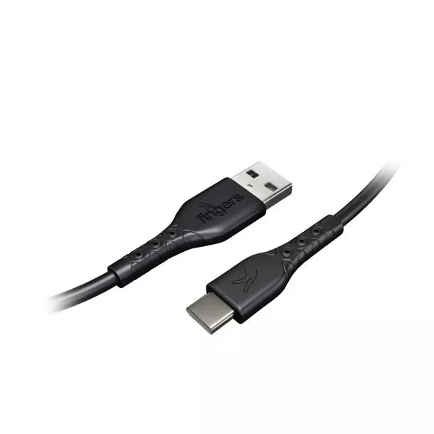 fingers-usb-a-to-usb-c-cable-1-m-cable-length-pvc-material-480-mbps-transfer-speed-black-color-fmc-typec-09