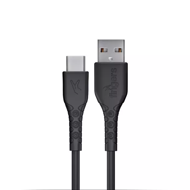fingers-usb-a-to-usb-c-cable-1-m-cable-length-pvc-material-480-mbps-transfer-speed-black-color-fmc-typec-09