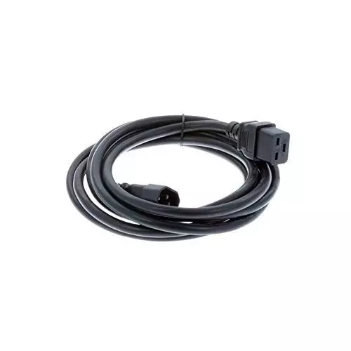 Mak World Server Power Extension Link Cord IEC C14 to C19 1.5 m Male-to-Female Black
