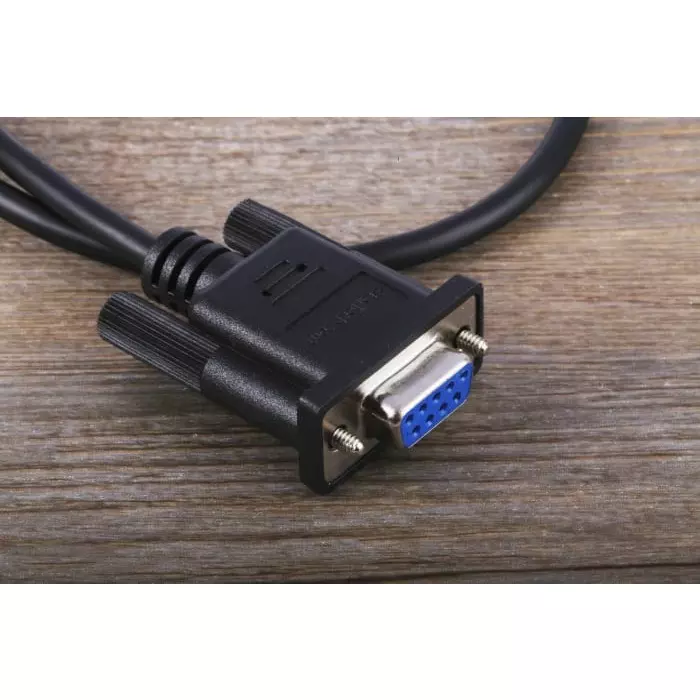 StarTech.com Male 9 Pin D-sub to Female 9 Pin D-sub Serial Cable 0.5 m PVC, MXT10050CMBK