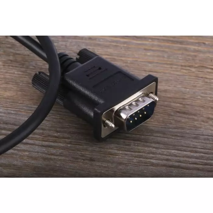 StarTech.com Male 9 Pin D-sub to Female 9 Pin D-sub Serial Cable 0.5 m PVC, MXT10050CMBK