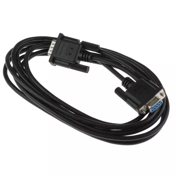 StarTech.com Male 9 Pin D-sub to Female 9 Pin D-sub Serial Cable 3 m PVC, MXT1003MBK