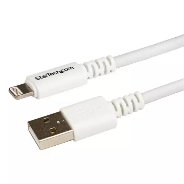 StarTech.com Male USB A to Male Lightning Cable 480 Mbps USB 2.0 3 m, USBLT3MW
