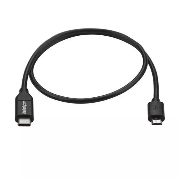 StarTech.com Male USB C to Male Micro USB B Cable 480 Mbps USB 2.0 500mm, USB2CUB50CM