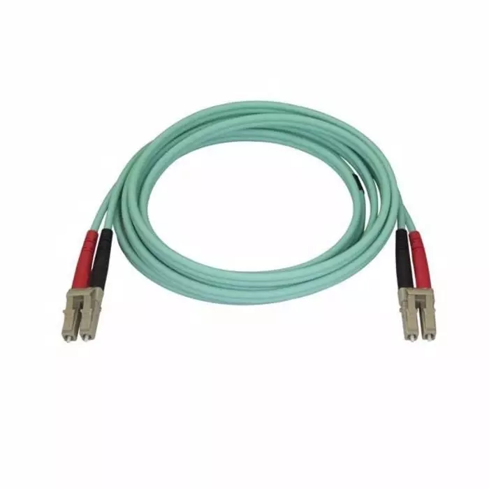 StarTech.com LC to LC Duplex Multi Mode OM4 Fibre Optic Cable 50/125 µm Aqua 2m, 450FBLCLC2
