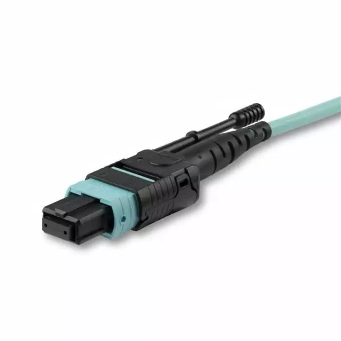 StarTech.com MPO to MPO Multi Mode OM3 Fibre Optic Cable 50/125 µm Aqua 5m, MPO12PL5M