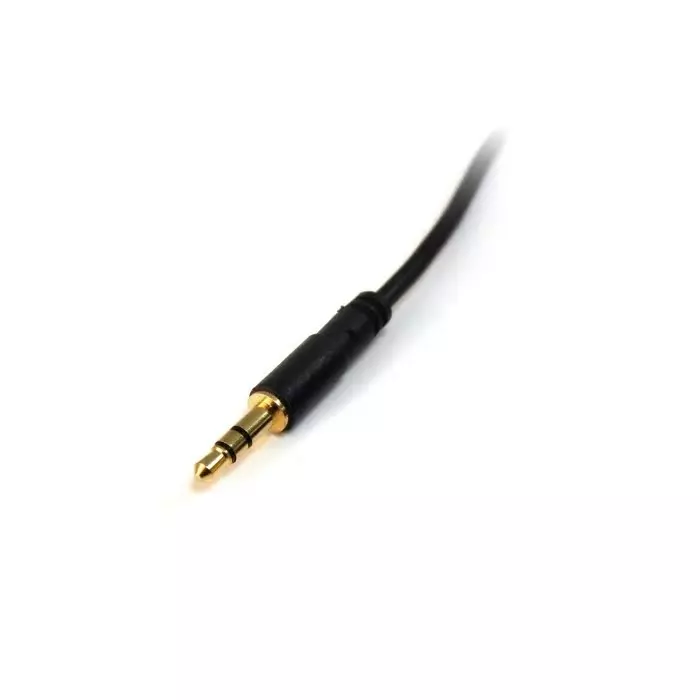 StarTech.com Male 3.5 mm Stereo Jack to Male 3.5 mm Stereo Jack Aux Cable Black 1.8 m, MU6MMS