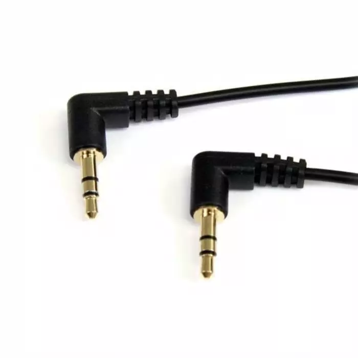 StarTech.com Male 3.5 mm Stereo Jack to Male 3.5 mm Stereo Jack Aux Cable Black 900 mm, MU3MMS2RA