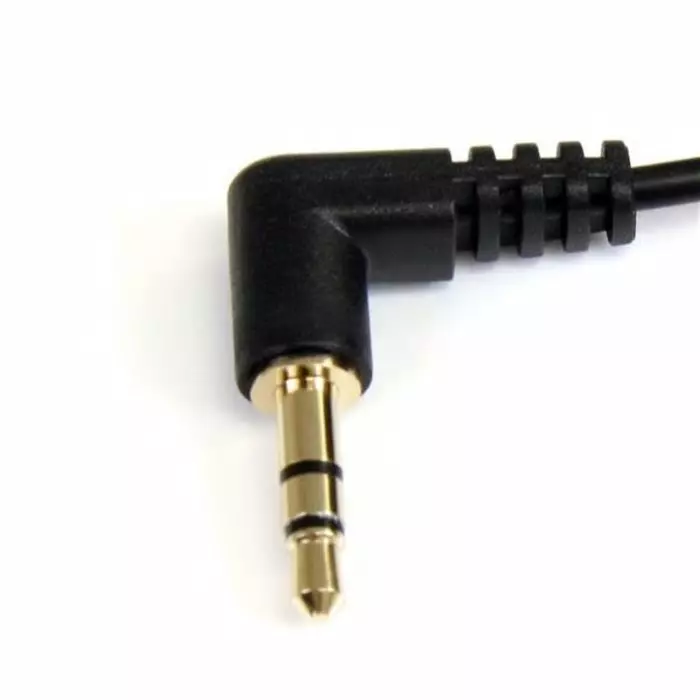 StarTech.com Male 3.5 mm Stereo Jack to Male 3.5 mm Stereo Jack Aux Cable Black 900 mm, MU3MMS2RA