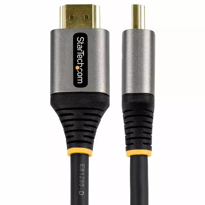 StarTech.com Male HDMI to Male HDMI Cable Ultra High Speed 8K @ 60Hz 50cm, HDMM21V50CM