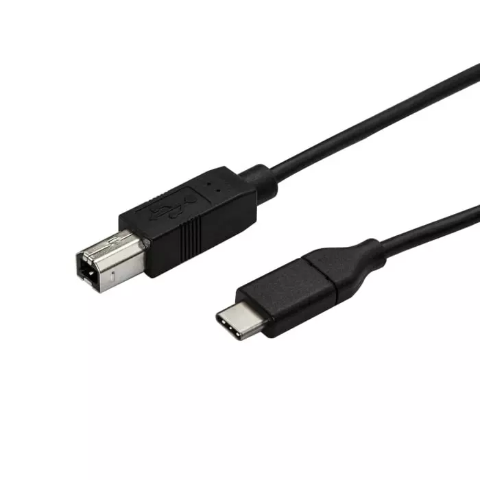 StarTech.com Male USB-C to Male USB B Cable 480 Mbps USB 2.0 500mm, USB2CB50CM