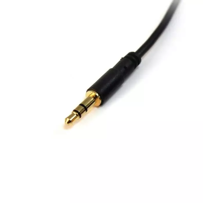 StarTech.com Male 3.5 mm Stereo Jack to Male 3.5 mm Stereo Jack Aux Cable Black 3 m, MU10MMS