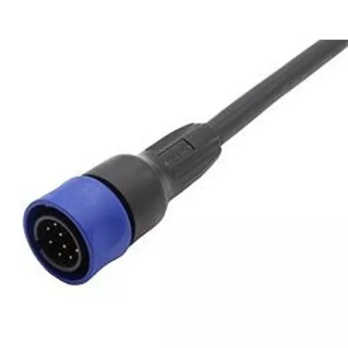 BULGIN LIMITED Circular Cable, 8P Plug-Free End, 3.3Ft, PXP4000/001/08P.