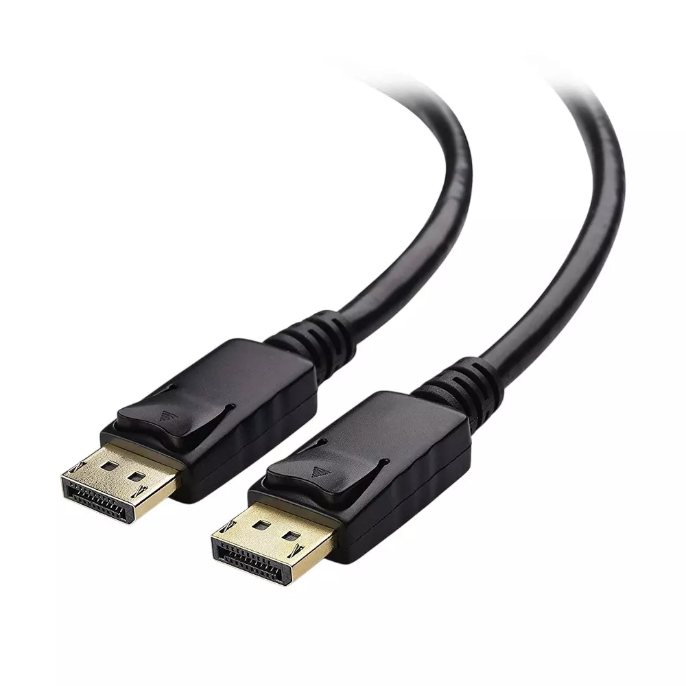 MakWorld DisplayPort Male to DisplayPort Male Cable 20 m with Up to 4K UHD (3840x2160@60 Hz) Resolution Support, Black