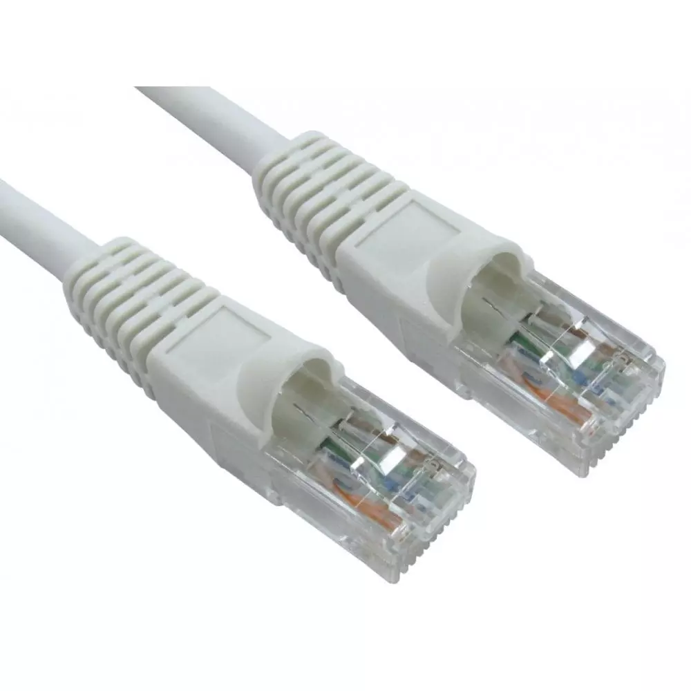 RS PRO Ethernet Cable Low Smoke Zero Halogen RJ45 Male to Male White, 2863170